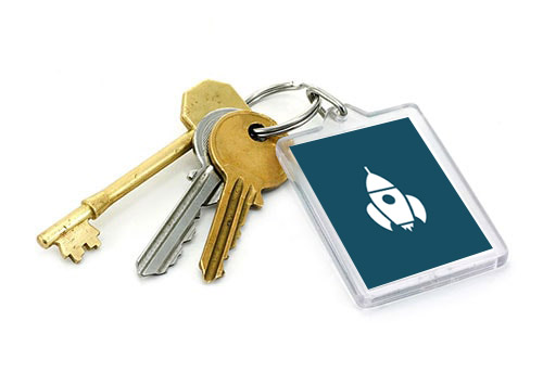 Image of keys on a keychain