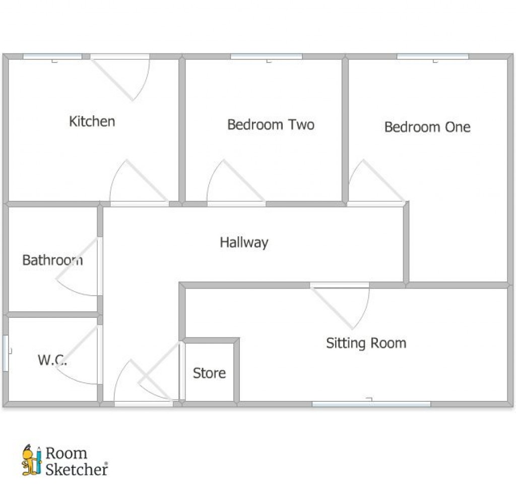 Floorplans For Wood Farm, Northampton Road, Tiffield