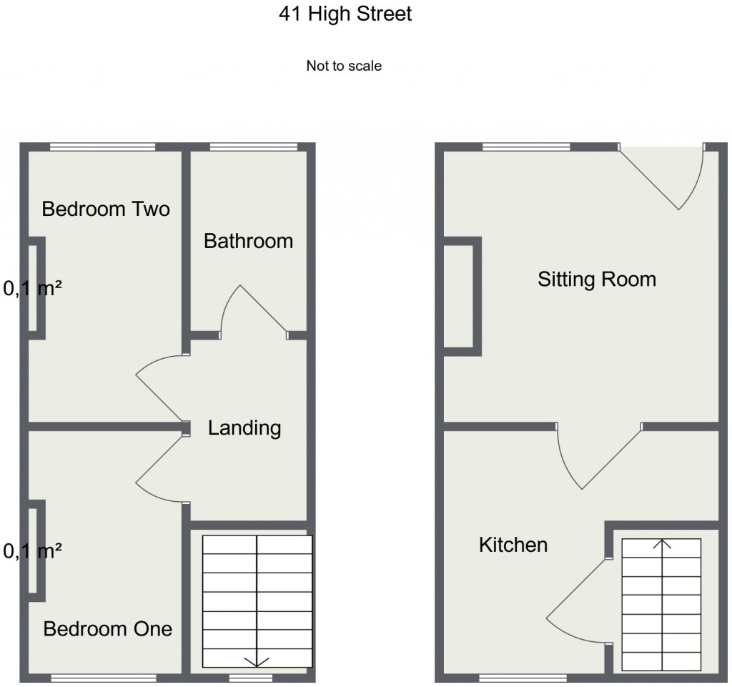 Floorplans For High Street, Astcote