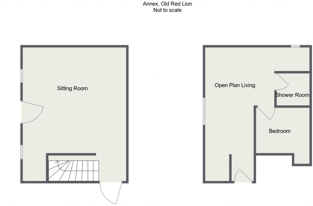 Floorplans For The Old Red Lion, 4 Banbury Road, Litchborough, Towcester