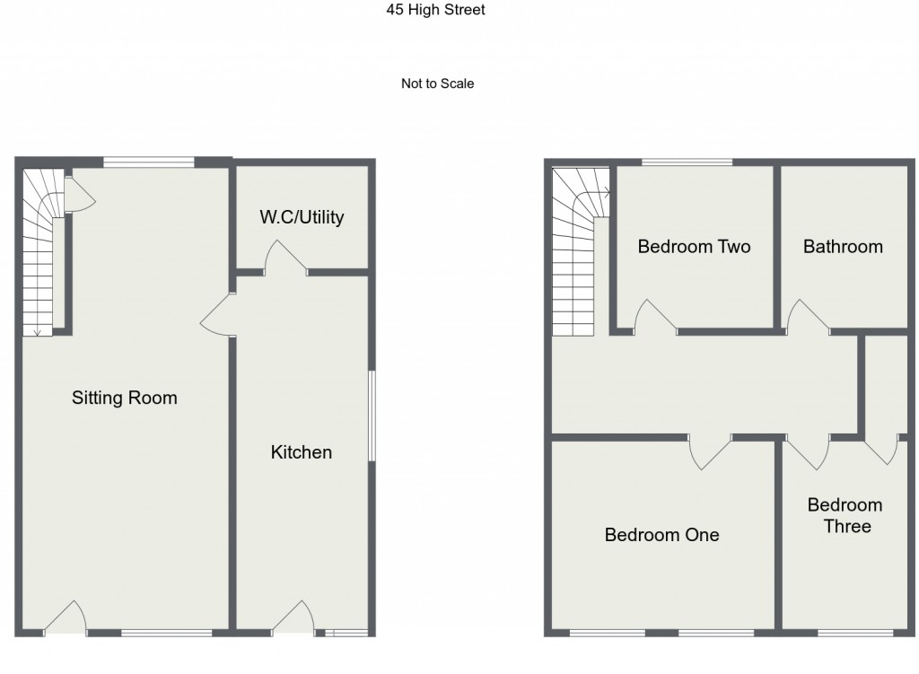 Floorplans For High Street, Astcote, Towcester