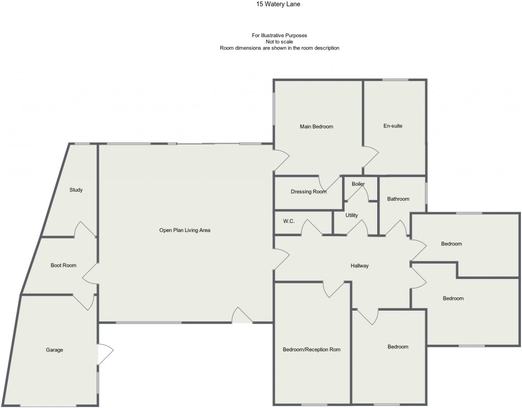 Floorplans For Watery Lane, Nether Heyford