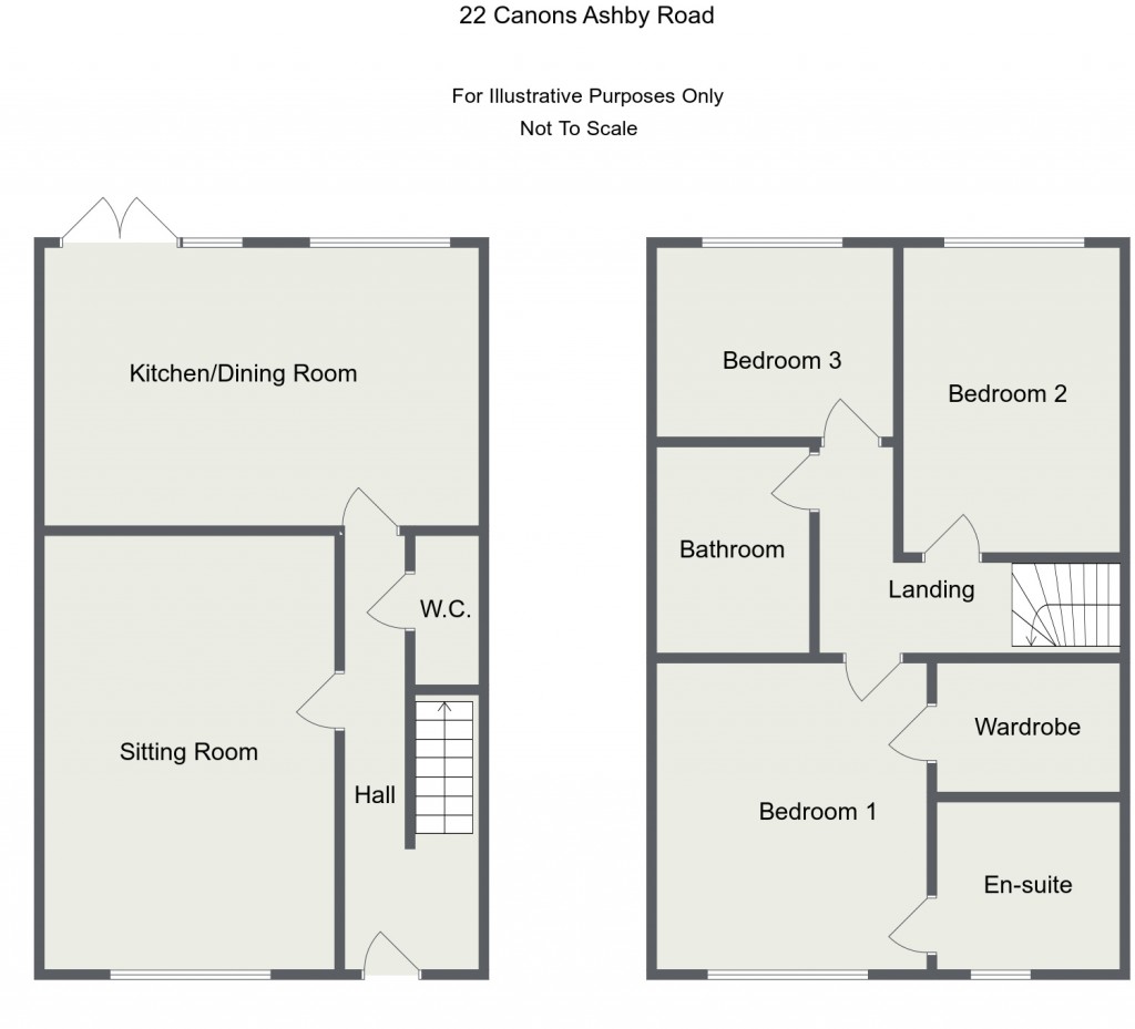 Floorplans For Canons Ashby Road, Moreton Pinkney