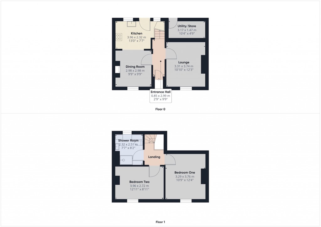 Floorplans For High Street, Paulerspury, Towcester